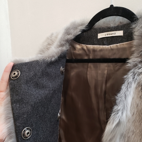 J Brand Faux Fur Vest - Picture 4 of 8